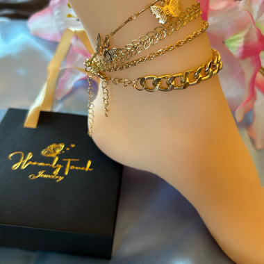 '' Eliza '' Anklet Set