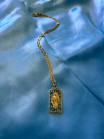 Virgencita Rectangle Pendant Necklace