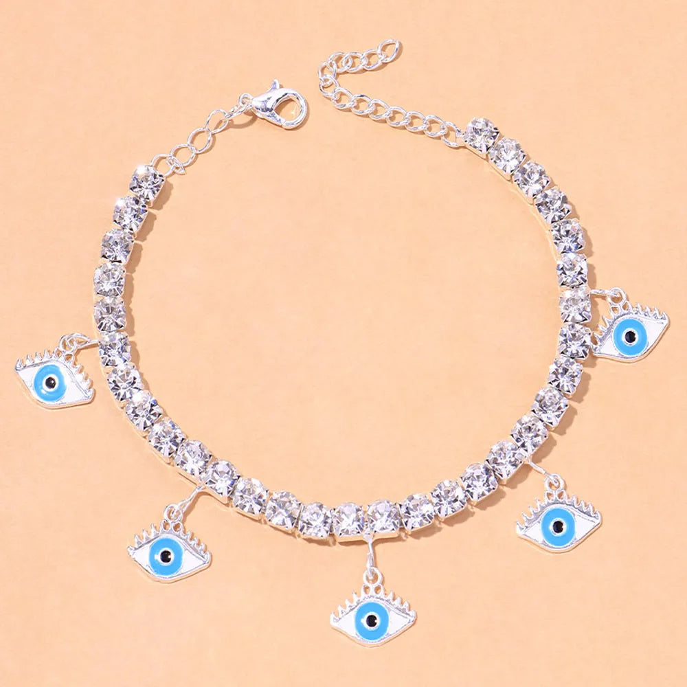 '' Mal Ojo '' Tennis Anklet